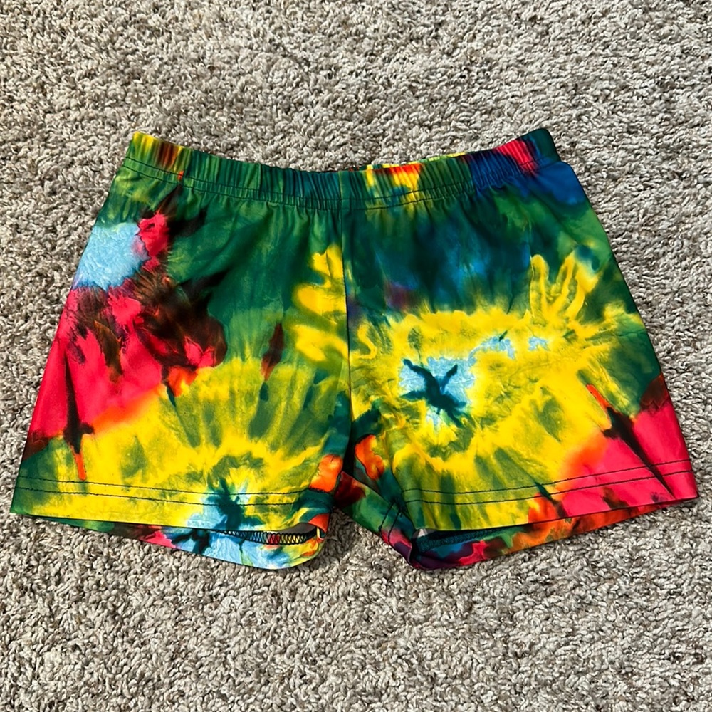 Rainbow Tie-Dye Spandex